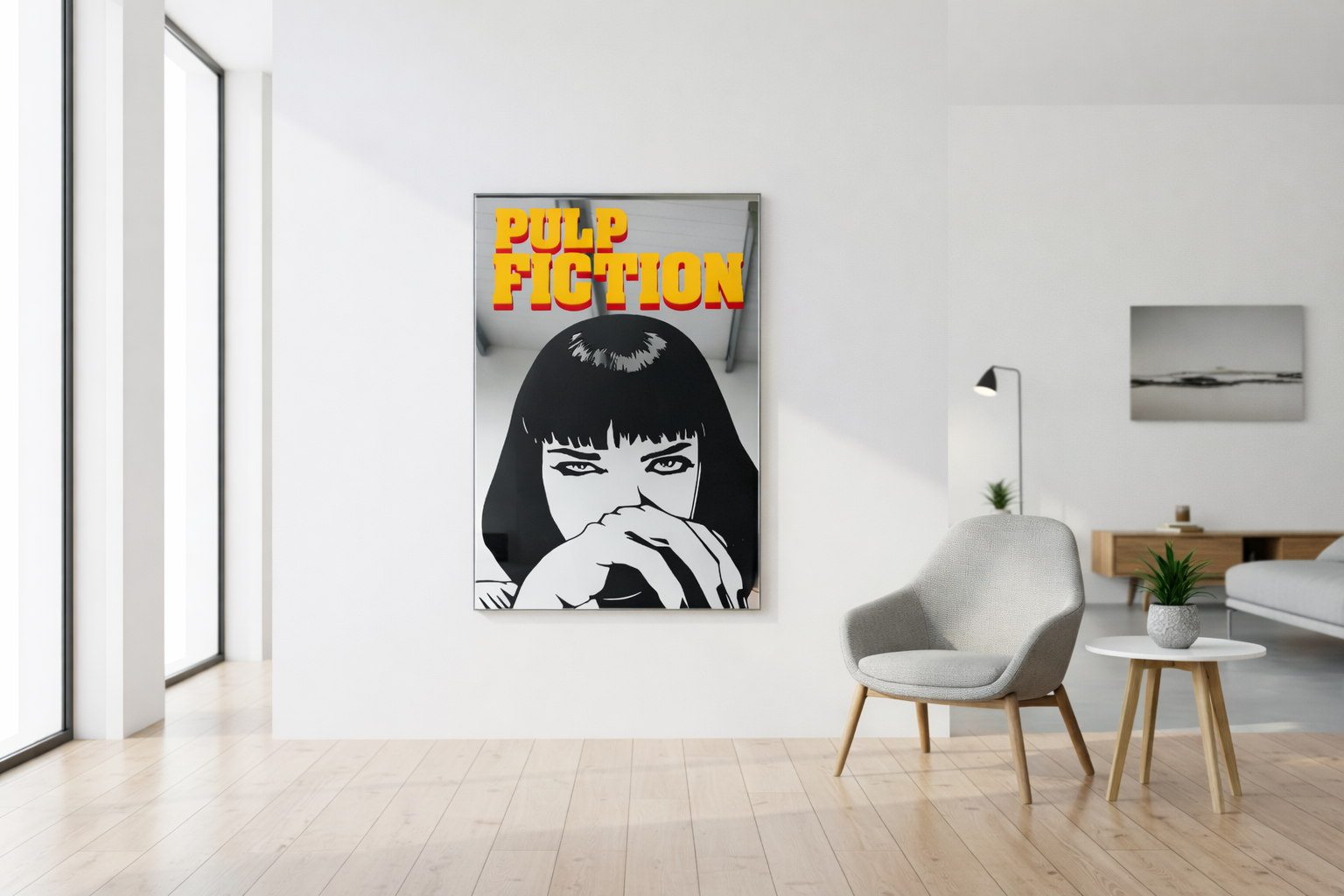 A4 Acrylic Pulp Fiction Mirror
