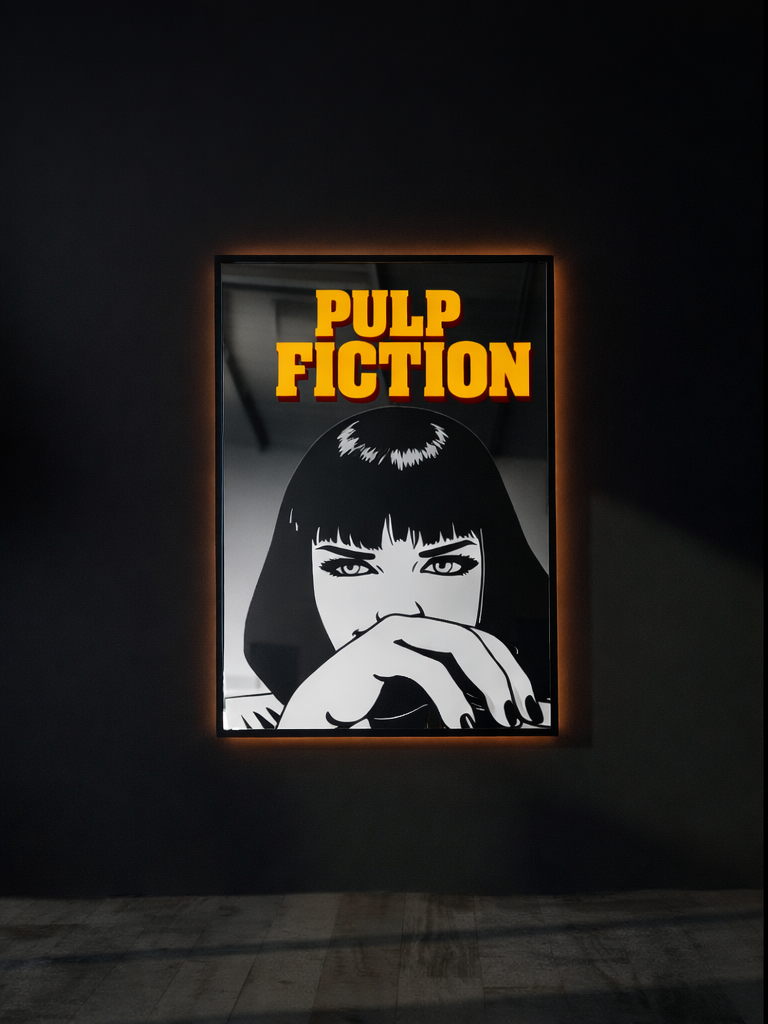 A4 Acrylic Pulp Fiction Mirror