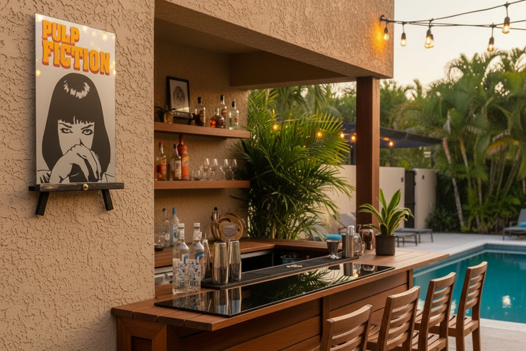 A4 Size Acrylic Pulp Fiction Mirror Movie Fan Art Film Art Quentin Tarantino