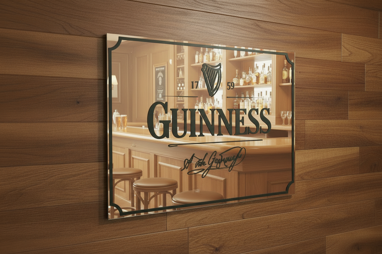 A4 Acrylic Guinness 1759 Mirror