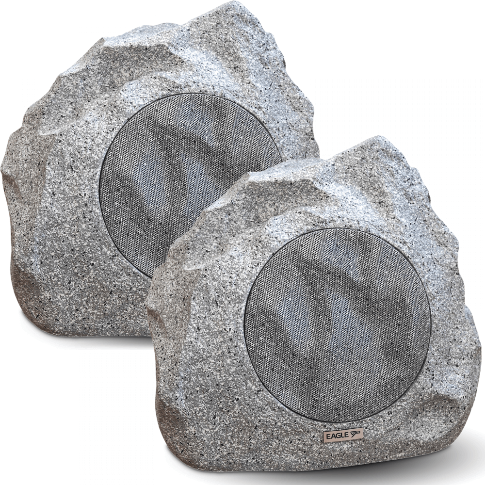Outdoor Audio Rock Speaker 4 Inch Pool Lawn Garden Patio Party Waterproof